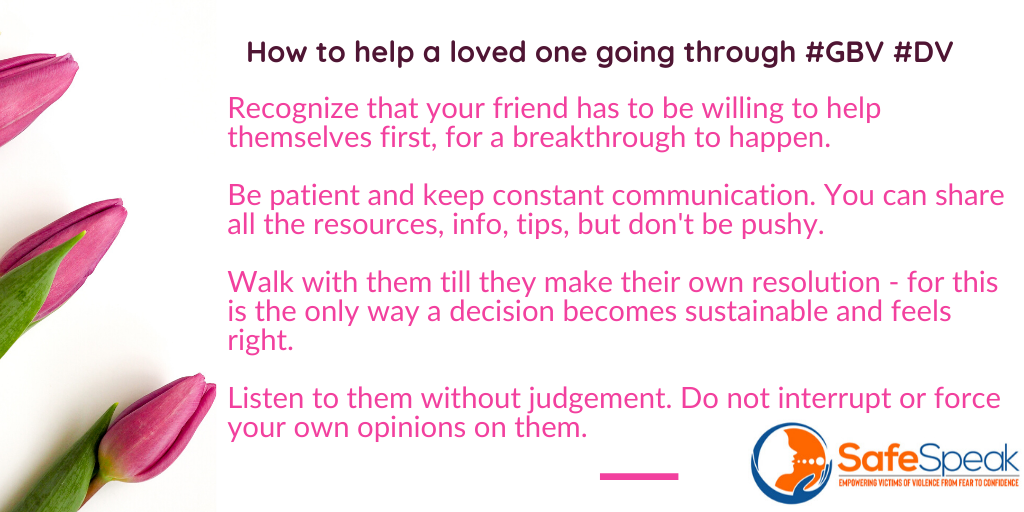 7 Ways To Support A Person Going Through Gender-Based Violence – Safe ...